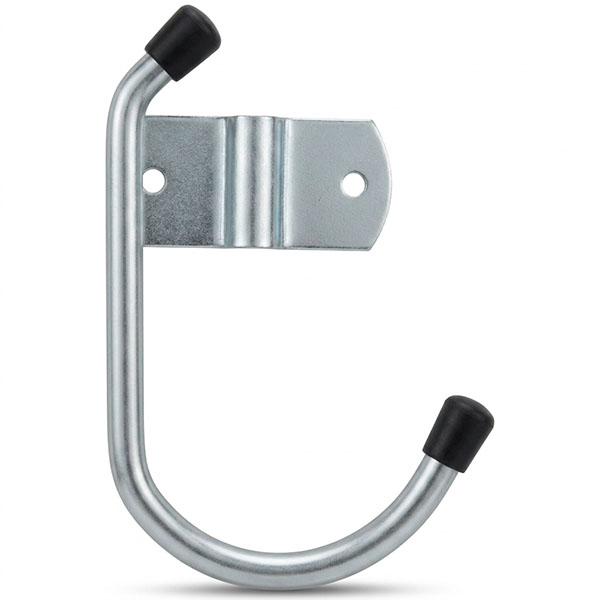 MINUTEX Gancio da Parete Tondo MM 80X50 in Acciaio Zincato Bianco - MINUTEX